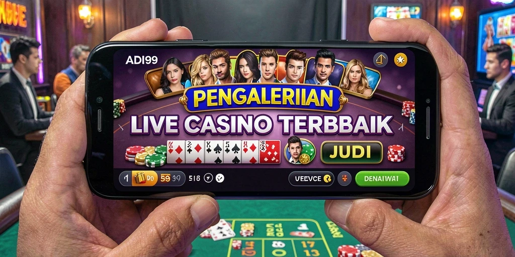Tampilan gameplay Live Casino di ADI99 yang menarik dan interaktif.
