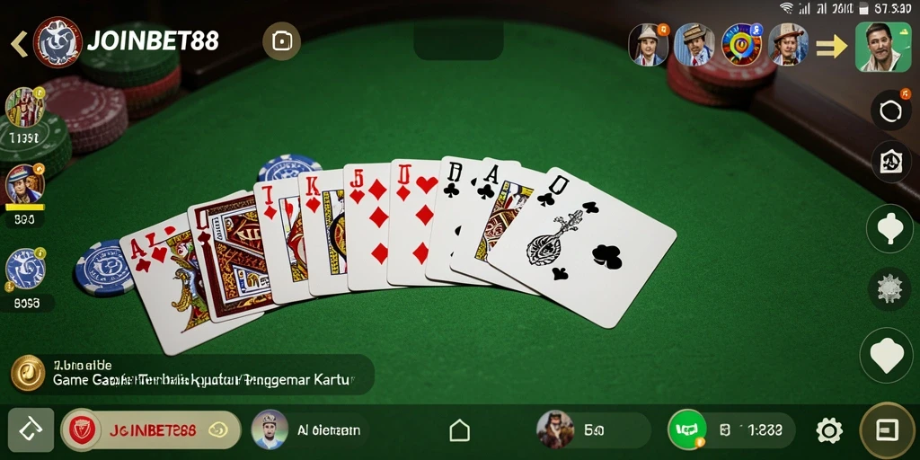 Tampilan menarik dari game Gaple JOINBET88 dengan gameplay seru.
