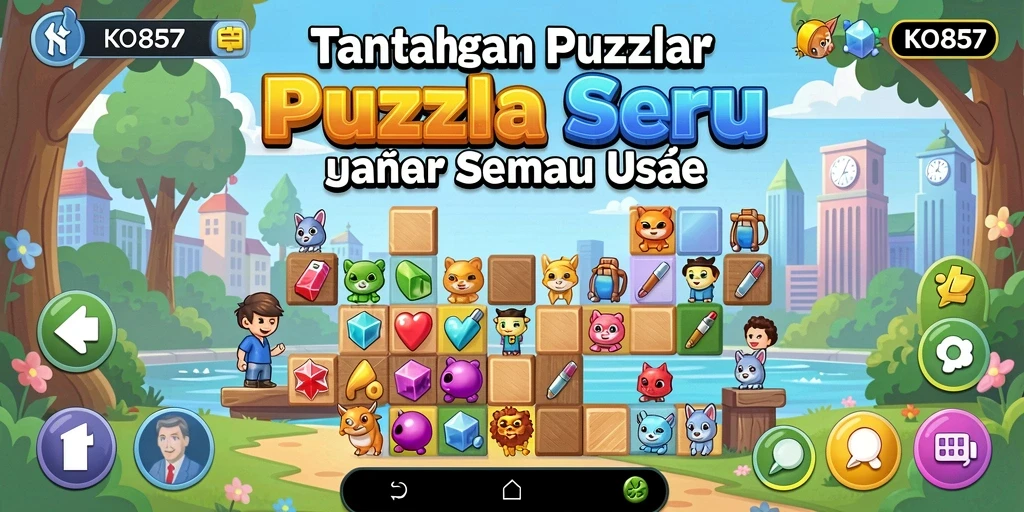 Gameplay menarik dari KO857 yang memicu kecerdasan.