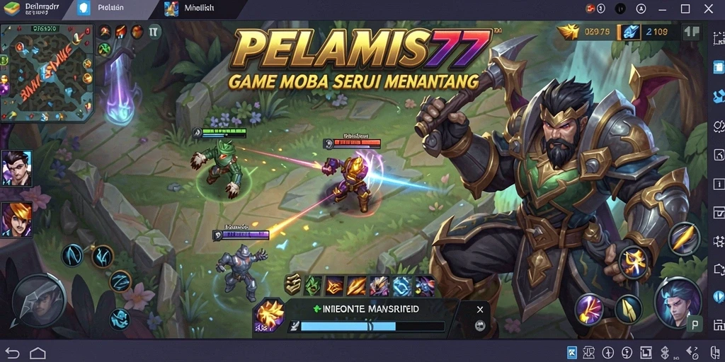 Tampilan gameplay PELAMIS77 yang memukau dan menegangkan.
