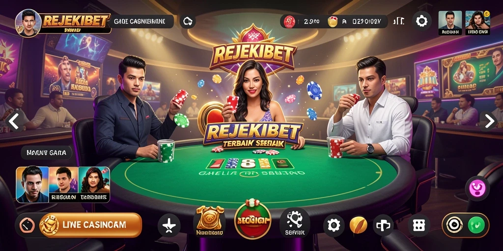 Tampilan gameplay Live Casino yang menarik dan interaktif.