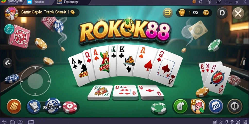 Gameplay ROKOK88 yang seru dan menyenangkan.