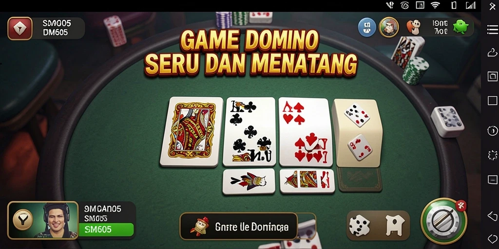 Tampilan gameplay SM605 yang menarik dan interaktif.